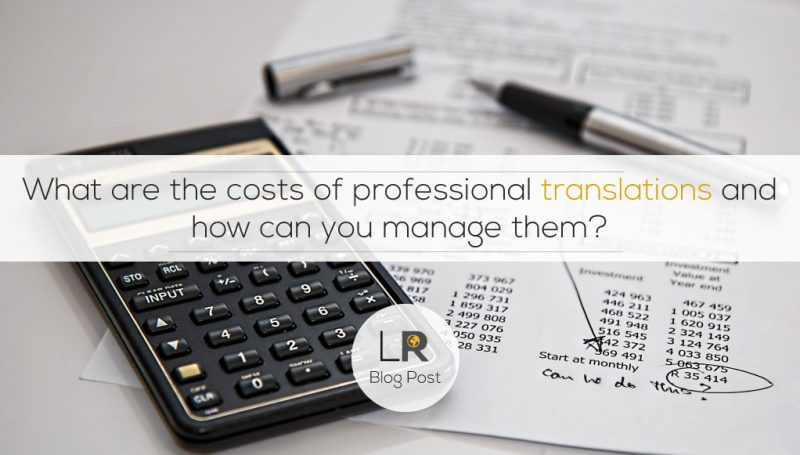 How to manage translation costs