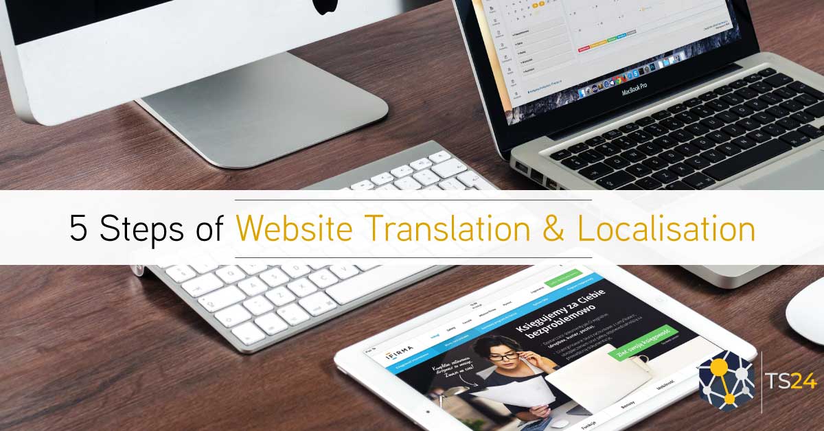 Website translation localisation 5 steps
