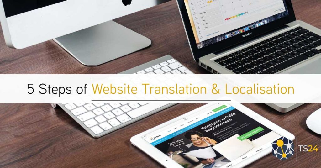 Website translation localisation 5 steps