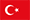 Turkish language Flag