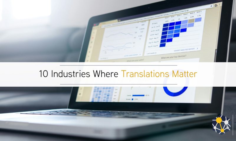 10 industries where translation services are key