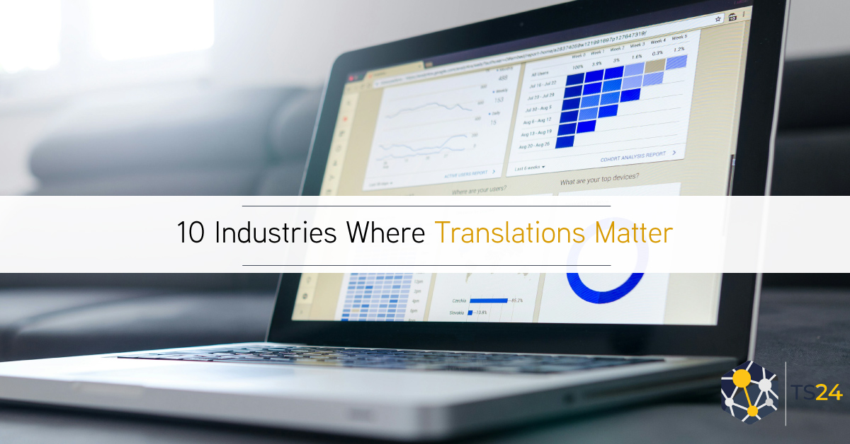10 industries where translation services are key